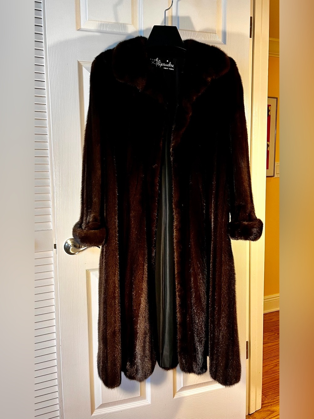Valentino fur coat never worn.